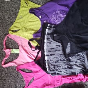 Six yoga athleisure tops